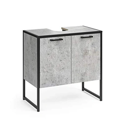 Afbeelding van Vicco Wastafelonderkast Fyrk, Beton/Beton, 60 x cm