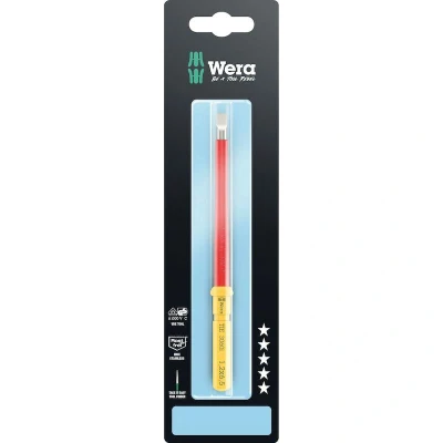 Afbeelding van Wera Kraftform Kompakt VDE 3060 i 1,2x6,5x157 mm TIE SB Elektronica Plat Verwisselbare kling 6.5
