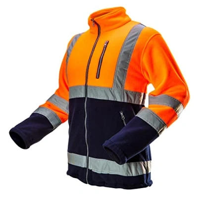 Afbeelding van NEO TOOLS Fleece werkjack met hoge zichtbaarheid voor heren (maat S XXL) (oranje/geel) of set waterdichte thermische broek Warme, comfortabele en lichte jas
