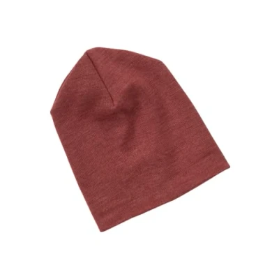 Afbeelding van Engel Natur Beanie van wol/zijde koper maat 110 116 (hoofdomvang 50 52)