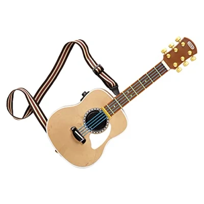 Afbeelding van Little Tikes My Real Jam Acoustic Gitaar Speelgoed met band &amp; tas vier speelmodi, volumeknop, Bluetooth verbinding Moedig verbeelding spelen creatief aan Voor kinderen van 3+ jaar