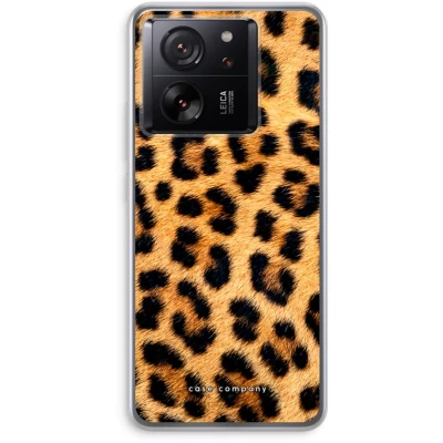 Afbeelding van Case Company® hoesje geschikt voor Xiaomi 13T Pro Luipaard Soft Cover Telefoonhoesje Bescherming aan alle Kanten en Schermrand