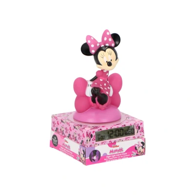 Afbeelding van Minnie Mouse 3D Wekker met nachtlampje en geluiden 8435507886536