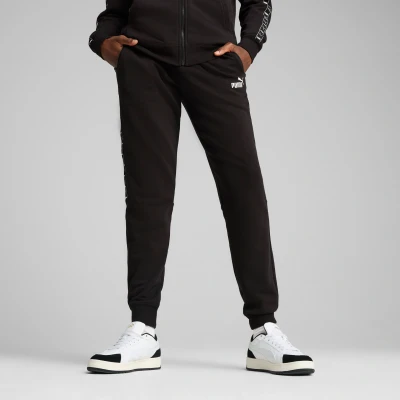 Afbeelding van Essentials Tape joggingbroek voor Heren, Zwart, Maat S PUMA