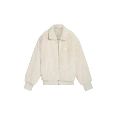 Afbeelding van Wardrobe Essentials zacht fleecejack voor Dames, Maat S PUMA