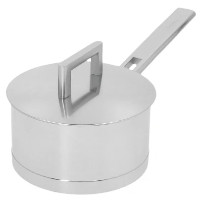 Afbeelding van Demeyere John Pawson Steelpan met dubbelwandige deksel 14 cm