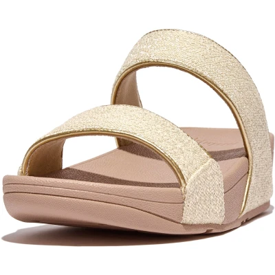 Afbeelding van FitFlop Lulu Shimmerweave Slides Maat 42