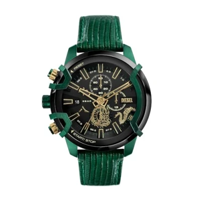 Afbeelding van Diesel Chronograaf, Heren, Maat: One Size, Green