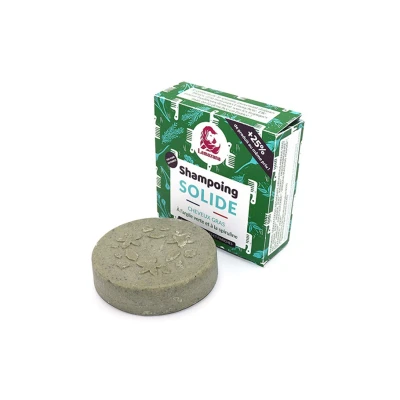 Afbeelding van Lamazuna Shampoo Blok Vet Haar Groene Klei &amp; Spirulina