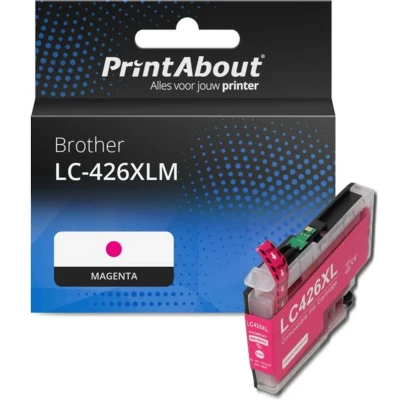 Afbeelding van Huismerk Brother LC 426XLM Inktcartridge Magenta Hoge capaciteit