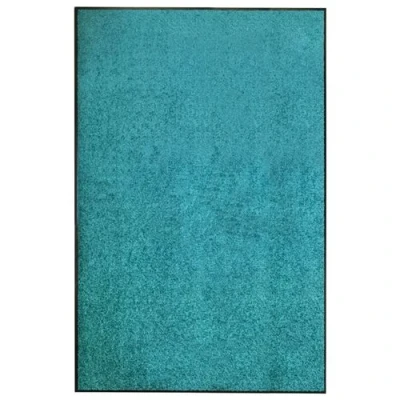 Afbeelding van Deurmat wasbaar 120x180 cm cyaan