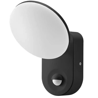 Afbeelding van Adviti RIOLIT Led buitenlamp met bewegingsmelder, 1100 lm, IP65, 4000 K, instelling van de lichtintensiteit verlichtingsduur (zwart)
