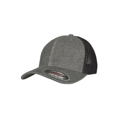 Afbeelding van Flexfit Trucker Pet, Maat: S/M, Khaki/black