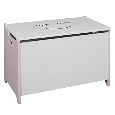 Image de The Home Deco Kids Coffre à jouets en bois MDF Moon