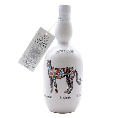 Afbeelding van Luipaardfles met olijfolie, extra maagd, 500 ml