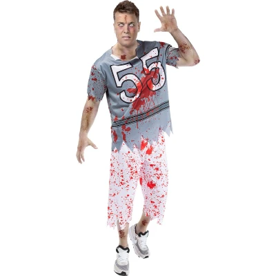 Afbeelding van FUNIDELIA Zombie American Football Kostuum voor mannen Maat: L