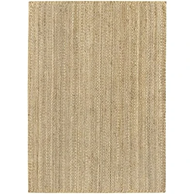 Afbeelding van HAMID Jute tapijt, Granada 100% natuurlijke jutevezel, zacht en zeer duurzaam, handgeweven, woonkamer, eetkamer, slaapkamer, hal (170 x 120 cm)