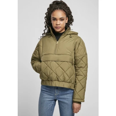 Afbeelding van Urban Classics Diamond Quilted Winterjas, Dames, Maat: Large, Tiniolive
