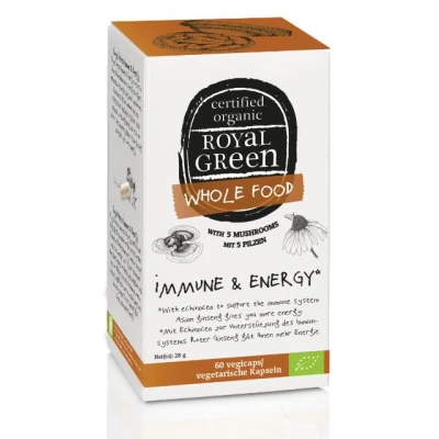 Afbeelding van Royal Green Immune &amp; Energy Bio (60 Capsules)