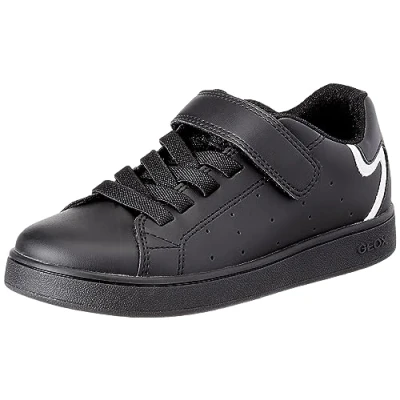 Afbeelding van Geox Sneakers laag voor kinderen, Maat: 38, Black Kunststof/ textiel
