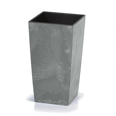 Afbeelding van Bloempot betonlook grijs 49L