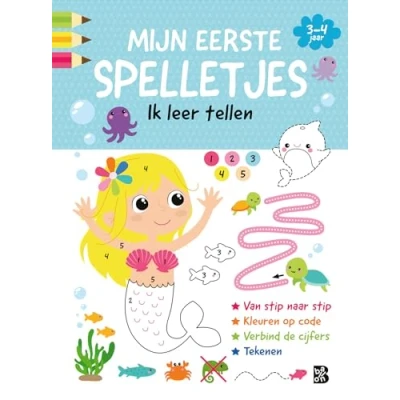 Afbeelding van Mijn eerste spelletjesblok 1 Ik leer tellen 3 4 jaar