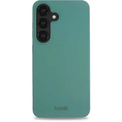 Afbeelding van Holdit Hoesje Geschikt voor Samsung Galaxy S25 Plus Siliconen Soft Case Groen