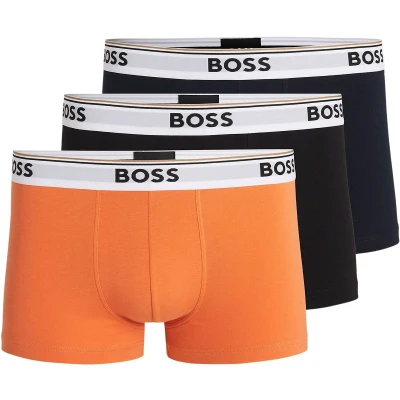 Afbeelding van BOSS Trunk Power 3 PACK Onderbroeken, Heren, Maat: Medium, Open miscellaneous