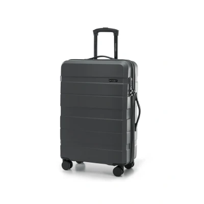 Afbeelding van WITTCHEN COMODO Line Handbagagekoffer van ABS, telescopische handgreep, TSA slot, 4 dubbele wielen, Donkergrijs, Middelgrote koffer