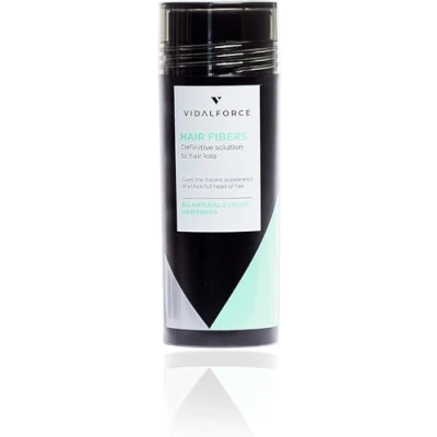 Afbeelding van VidalForce Aiburn Fibres capillaires (cuivre foncé) 30 g I 100 % végétale Thick Fiber Poudre pour cheveux homme et femme Dissimule la calvitie avec fibre capillaire naturelle Hair Fibers