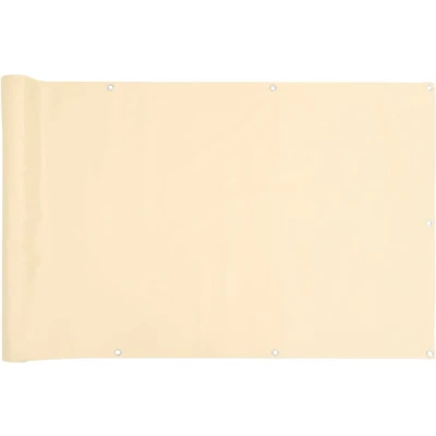 Afbeelding van Tuinscherm 300x90 cm PVC crmekleurig