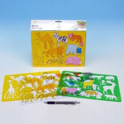 Afbeelding van Lifetime Dieren Sjabloon 26.5x18.5cm 2 Delig