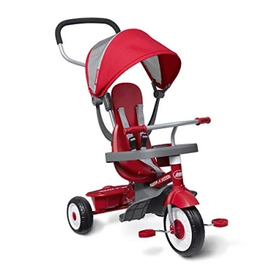 Afbeelding van Radio Flyer 4 in 1 stroller driewieler, 481TZ, rood