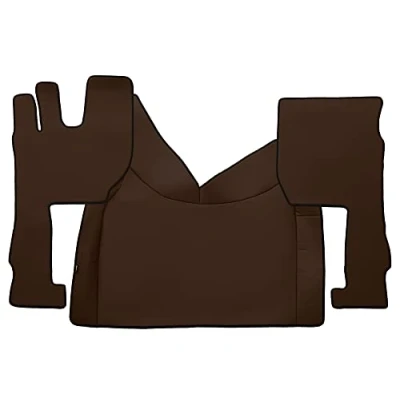 Afbeelding van F CORE truck accessoires Vloer volledige mat compatibel voor VOLVO FH 4 01.13 12.19 5 01.20 AUTOMAAT Passagier ophanging Bruin