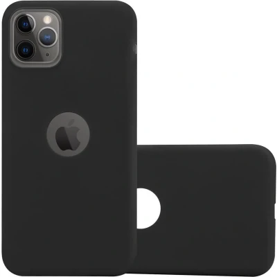 Afbeelding van Cadorabo Hoesje geschikt voor Apple iPhone 11 PRO in CANDY ZWART Beschermhoes gemaakt van flexibel TPU silicone Case Cover