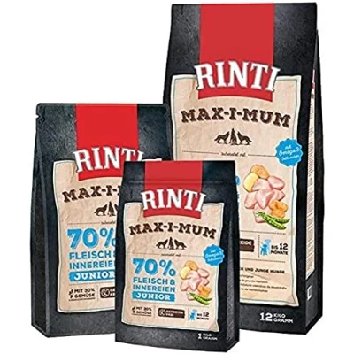 Afbeelding van Rinti Max i mum Junior Kip Hondenvoer Dubbelpak: 2 x 12 kg