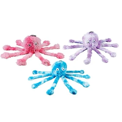 Afbeelding van Gor Pets Hondenspeelgoed in de vorm van een octopus, zacht materiaal