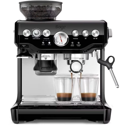 Afbeelding van Sage Barista Express Impress Black Stainless Steel Halfautomatische espressomachines bij Simon Lévelt
