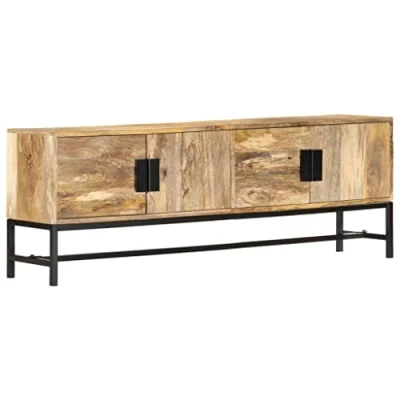Afbeelding van vidaXL TV kast 140 x 30 50 cm massief mangohout