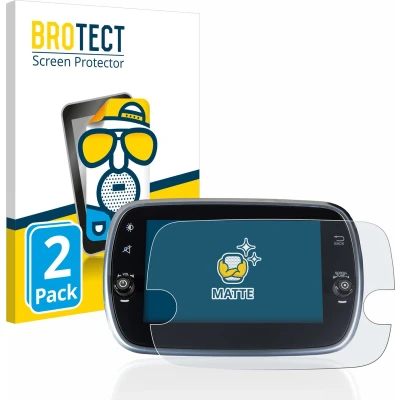 Afbeelding van BROTECT Screenprotector voor Fiat 500 Abarth Uconnet 7&quot; Folie Beschermfolie matte (2 Stuks)