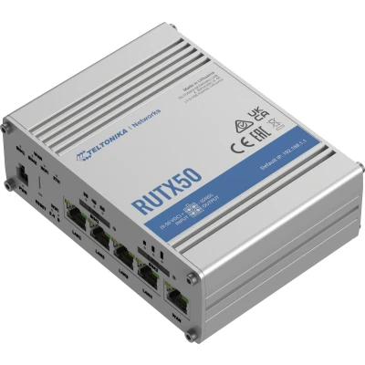 Afbeelding van Teltonika RUTX50 Router Geïntegreerd modem: LTE, UMTS 2.4 GHz, 5 GHz