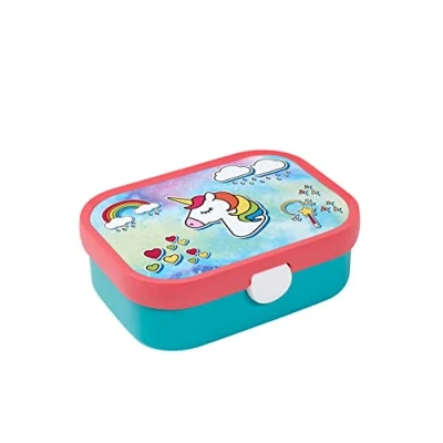 Image de Mepal Boîte à Déjeuner Campus Lunch Box Bento pour Enfants Boite Repas avec Compartiment Fermeture Clip Sans BPA et Compatible au Lave Vaisselle 750 ml Unicorn