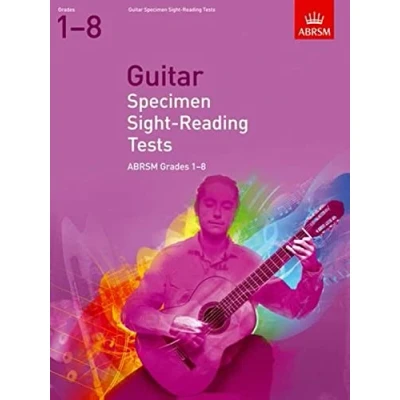 Afbeelding van Guitar Specimen Sight Reading Tests, Grades 1 8