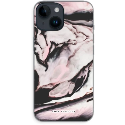 Afbeelding van Case Company® hoesje geschikt voor iPhone 14 Roze stroom Soft Cover Telefoonhoesje Bescherming aan alle Kanten en Schermrand