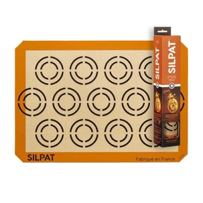 Afbeelding van Silpat Perfect Cooky siliconen bakmat, anti aanbaklaag, 29,5 x 40,6 cm