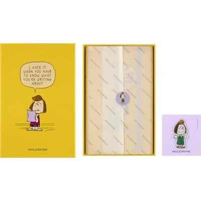 Afbeelding van Moleskine Limited Edition Peanuts Notitieboek Large (13x21cm) Gelinieerd Patty (in Gift Box)