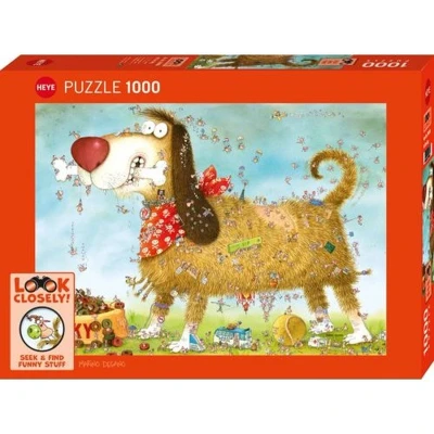 Afbeelding van Puzzle At the Dog 1000 Heye 30066 NEW
