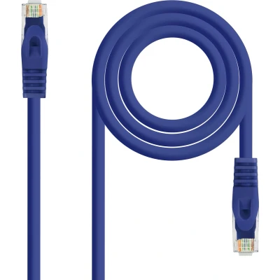 Afbeelding van UTP Category 6 Rigid Network Cable NANOCABLE 10.20.1801 BL Blue 1 m