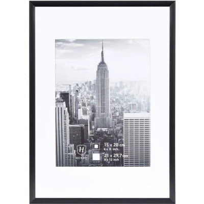 Afbeelding van Fotolijst Henzo Manhattan Fotomaat 21x30 cm Zwart