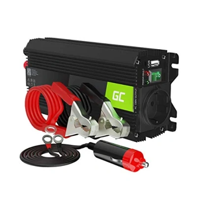 Afbeelding van GREEN CELL 12V Spanningsomvormer PRO naar 220V/230V 500W(continu) Gemodificeerde sinusgolf